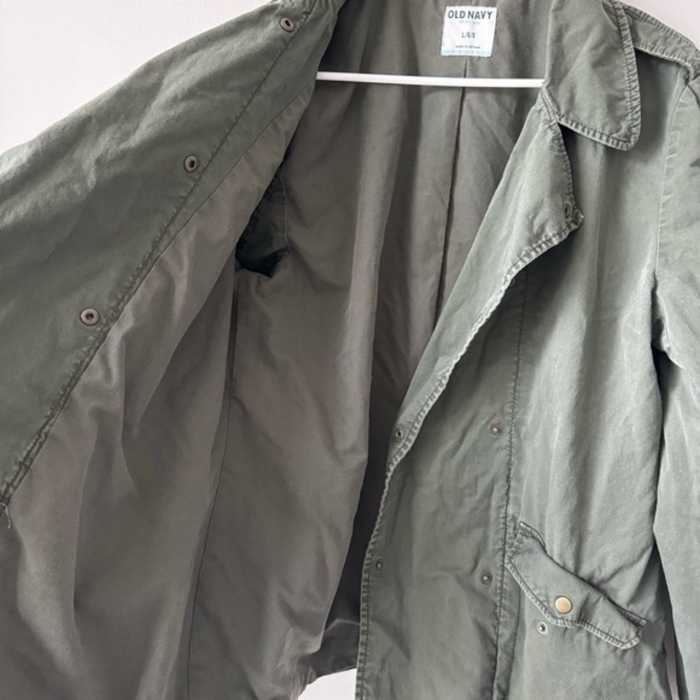 Old Navy Army Green Utility Jacket - Picture 7 of 12
